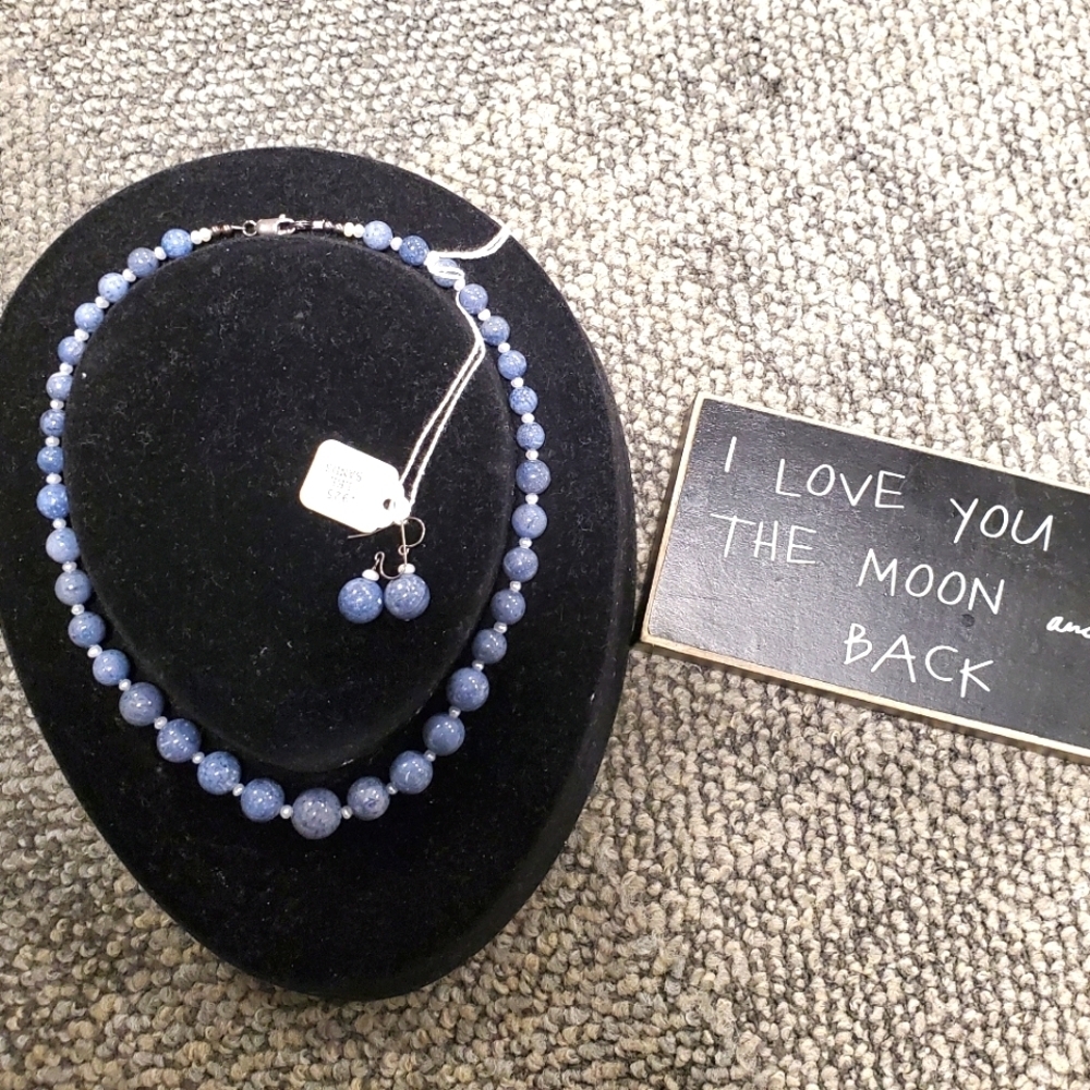 Lee Sands Blue Coral Set